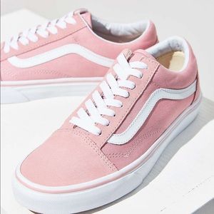 EUC Shell Pink Vans